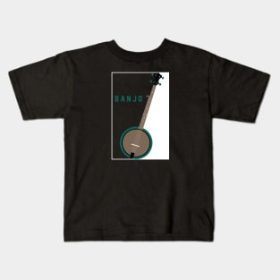 Banjo instrument Kids T-Shirt